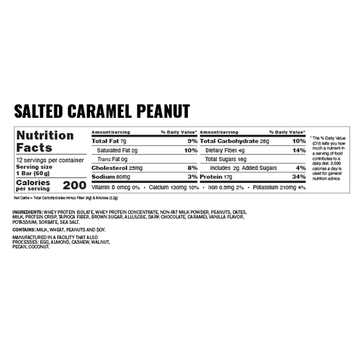 DAS Buck Bar (12 PACK) - Salted Caramel Peanut