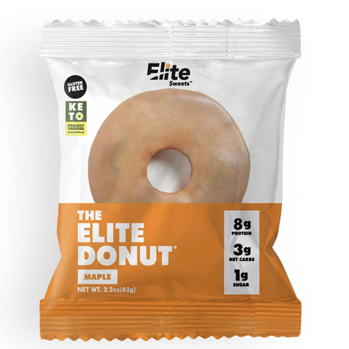 Elite Sweets - Elite Donuts 8g of Protein, Keto Friendly (6 PACK) - Maple