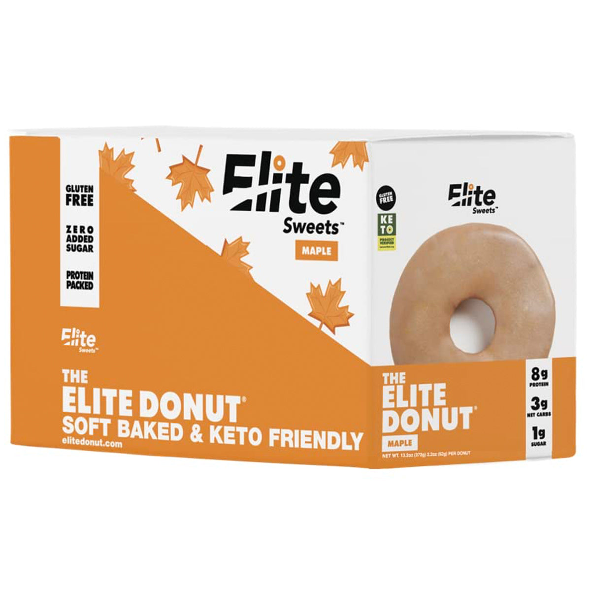 Elite Sweets - Elite Donuts 8g of Protein, Keto Friendly (6 PACK) - Maple