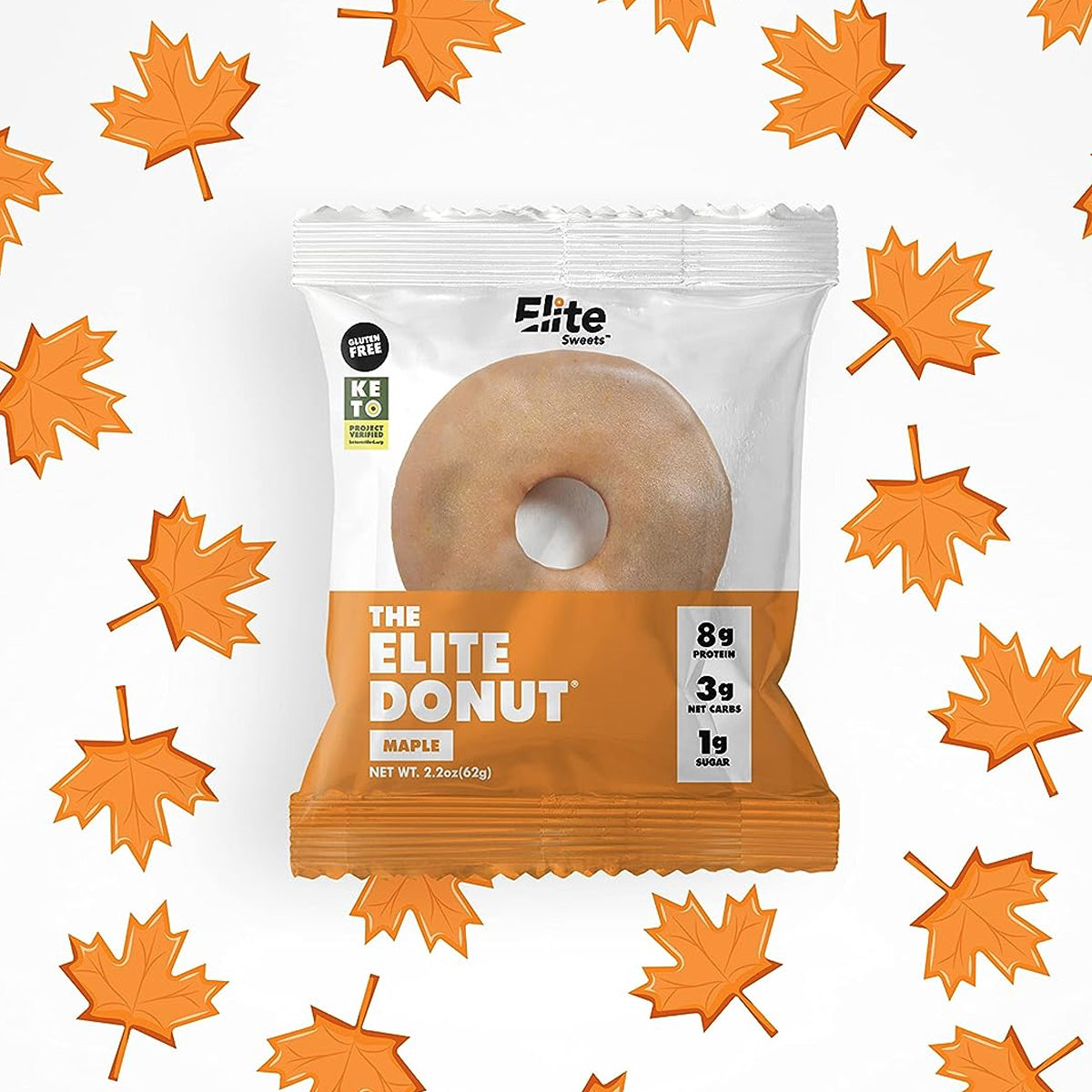 Elite Sweets - Elite Donuts 8g of Protein, Keto Friendly (6 PACK) - Maple