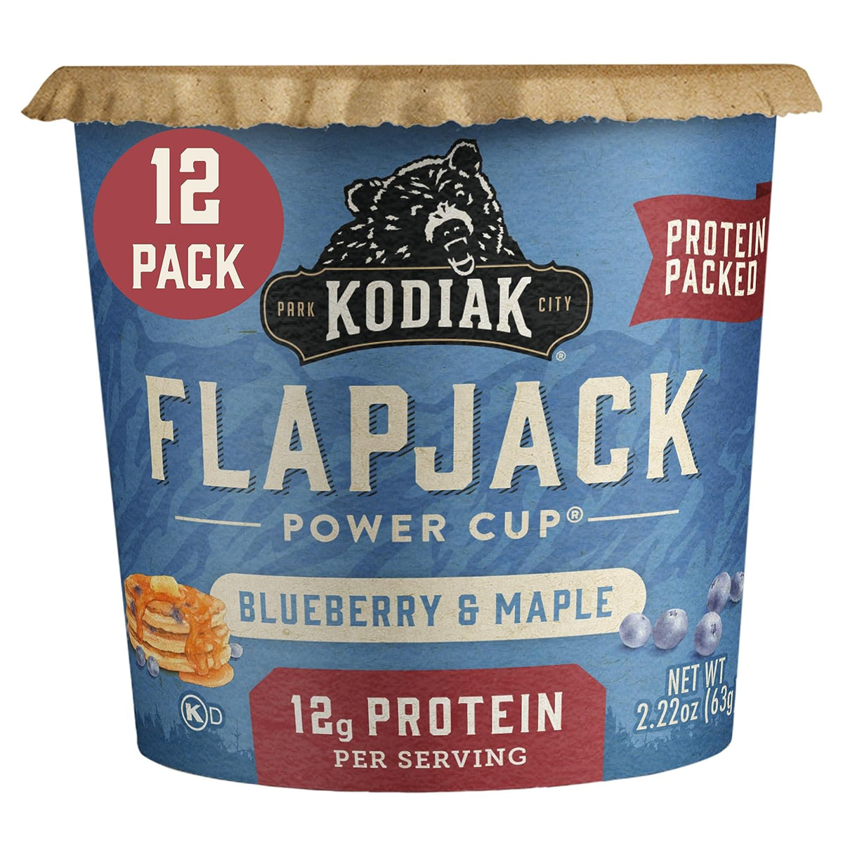 Kodiak Cakes Minute Muffins 12g Protein - Mountain Blueberry