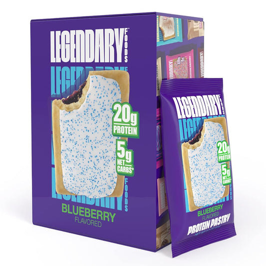 Legendary Foods 20 gr Protein Pastry Low Carb, Tasty Protein (8-Pack) - Blueberry