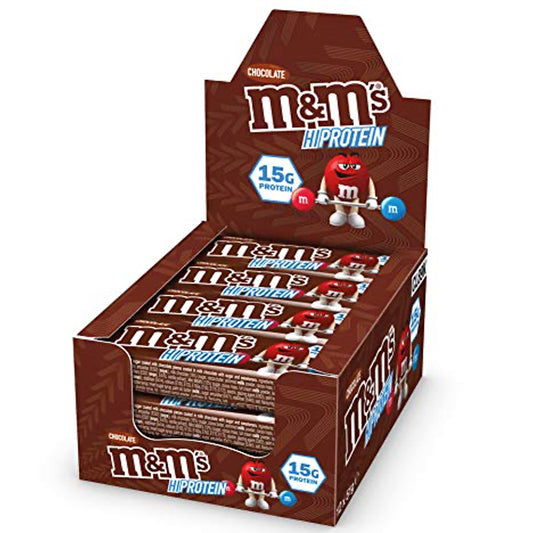 M&M's Hi-Protein Bar 15g Protein (12 PACK) - Milk Chocolate