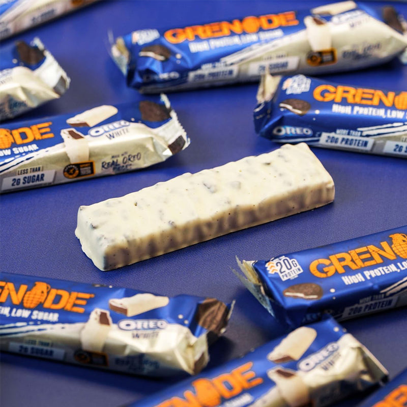 Grenade High 21g Protein Bars (12 PACK) - Oreo White