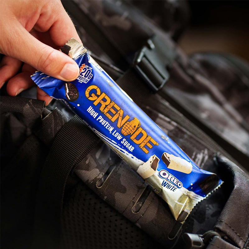 Grenade High 21g Protein Bars (12 PACK) - Oreo White