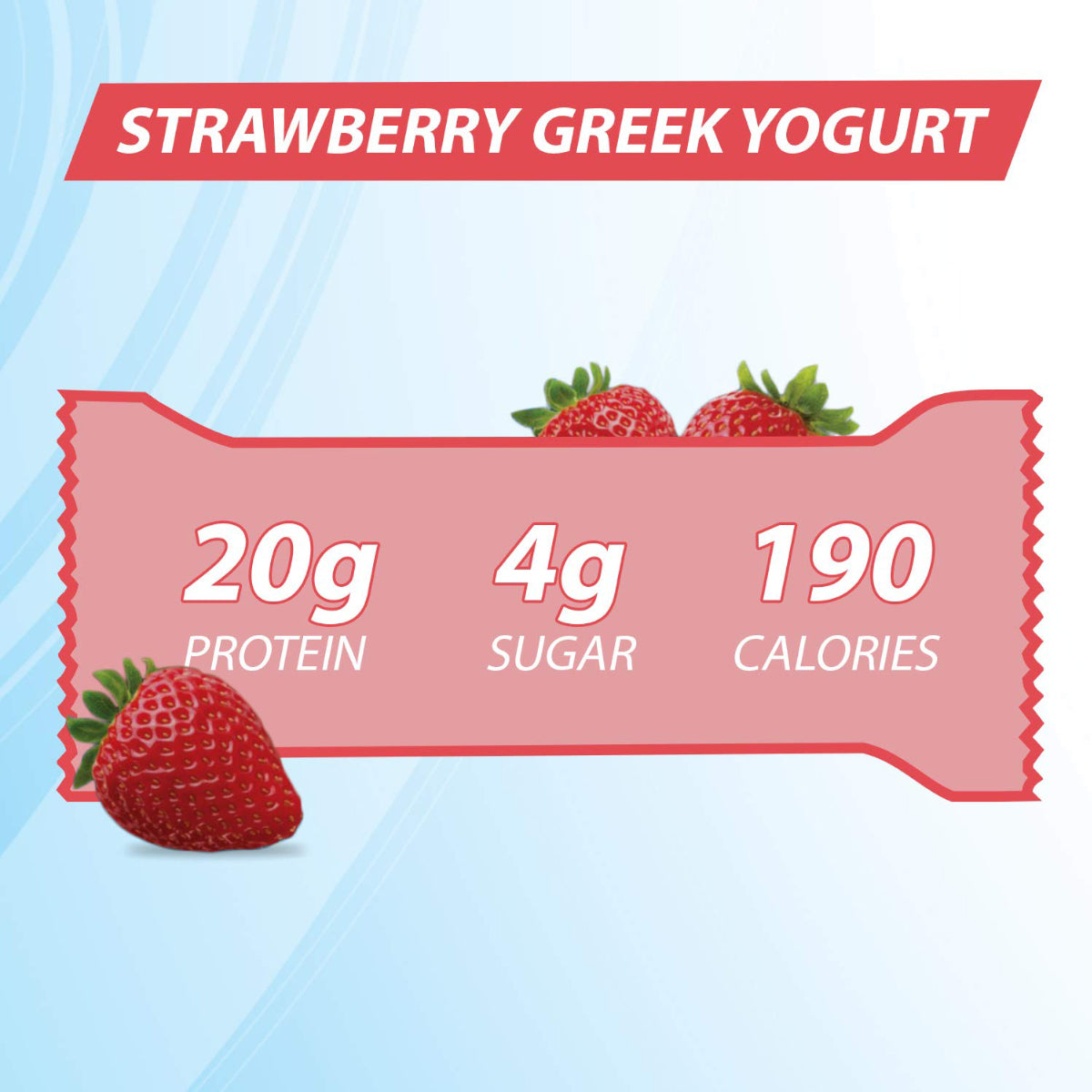 Pure Protein Protein Bar Gluten Free Low Sugar, Gluten Free (24 Pack) - Strawberry Greek Yogurt