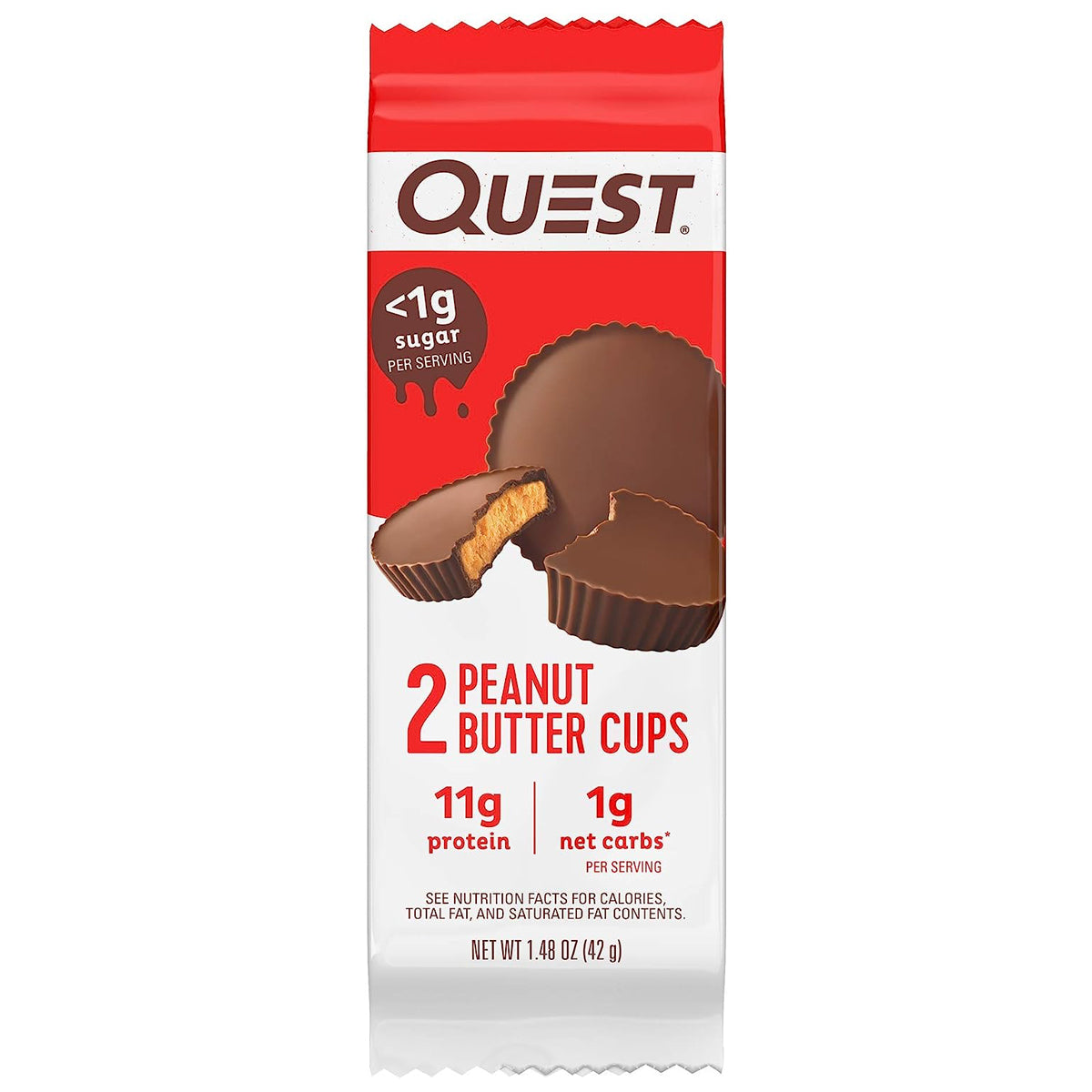 Quest Nutrition High Protein Low Carb -  Peanut Butter Cups (12 Pack)